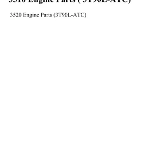Branson 3510 3520 3T90L Atc 10 Parts Manual