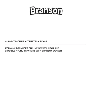 Branson 4 6340X Operators Manual