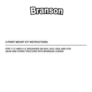 Branson 4 7540X 8540X Operators Manual
