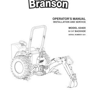 Branson 6340X Service Manual