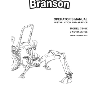 Branson 7540X Service Manual