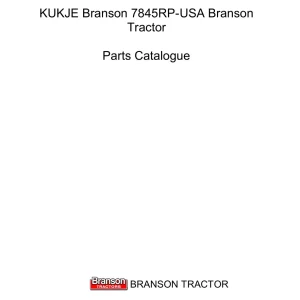 Branson 7845R Parts Manual
