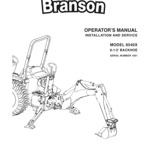 Branson 8540X Service Manual
