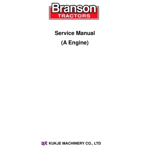 Branson A Service Manual