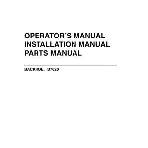 Branson B7620 2002 Parts Manual