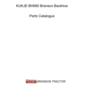 Branson Bh660 Parts Manual