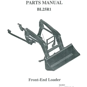 Branson Bl25R1 2013 Parts Manual
