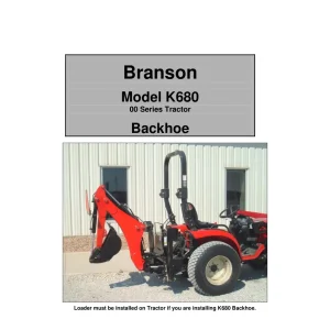 Branson K680 00 Parts Manual