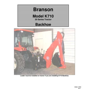 Branson K710 20 Parts Manual