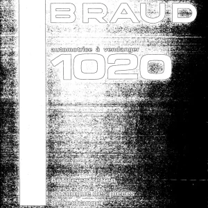Braud 1020 Grape 1020 Parts Manual