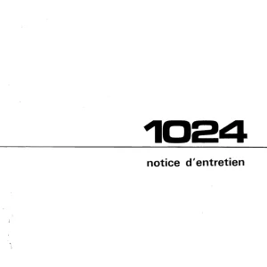 Braud 1024 Parts Manual