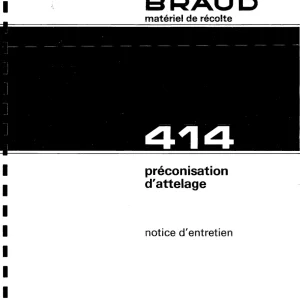Braud 414 Parts Manual