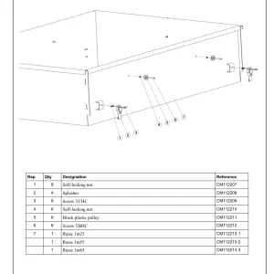 CM Regero Cm Rogero Spreading Parts Manual