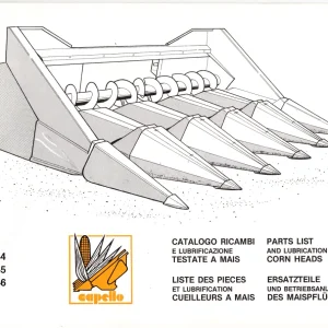 Capello 844 845 846 Heads Parts Manual