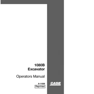 Case 1080B Operators Manual