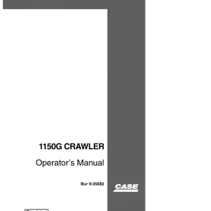 Case 1150G Operators Manual