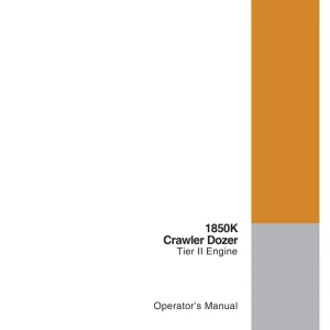 Case 1850K 2 Operators Manual