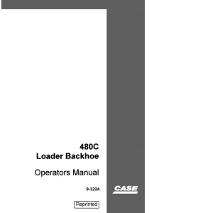 Case 480C Operators Manual
