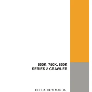 Case 650K 750K 850K 2 Operators Manual