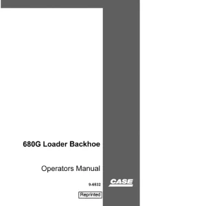 Case 680G Operators Manual