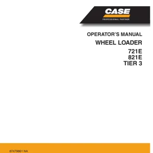 Case 721E 821E 3 2008 Operators Manual