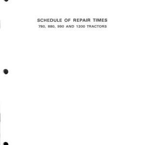 Case IH International Case 780 880 990 1200 Of Operators Manual