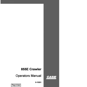Case 855E Operators Manual