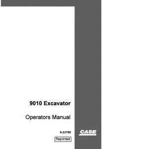 Case 9010 Operators Manual