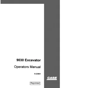 Case 9030 Operators Manual