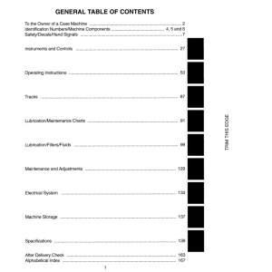 Case 9040B Operators Manual
