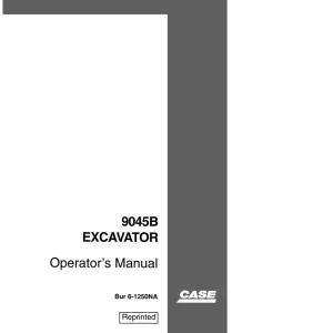 Case 9045B Operators Manual