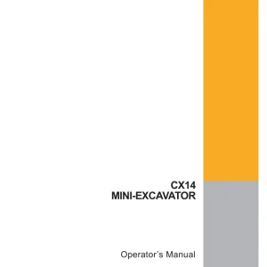 Case Cx14 Operators Manual