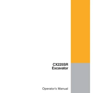 Case Cx225Sr Operators Manual