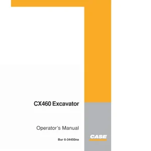 Case Cx460 Operators Manual