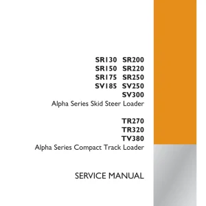 Case Sr130 150 175 185 250 300 2011 Service Manual