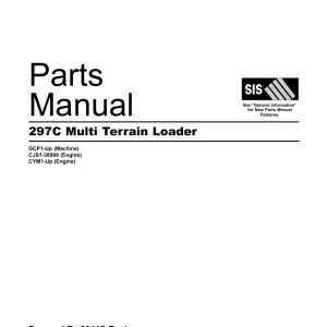 Caterpillar 297 Terrain Parts Manual