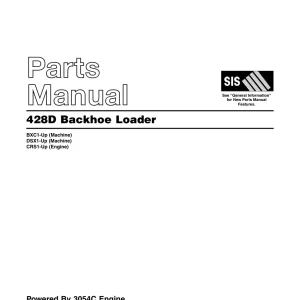 Caterpillar 428D Parts Manual