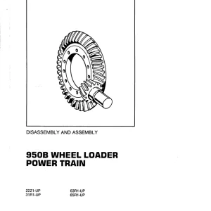 Caterpillar 950B Wheel Service Manual