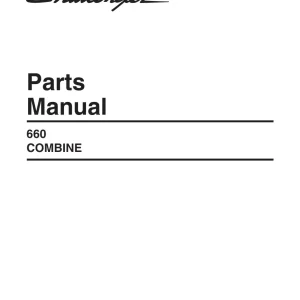Challenger 660 Parts Manual