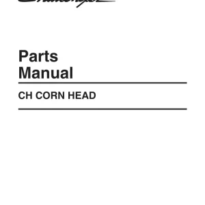 Challenger Ch Head Parts Manual
