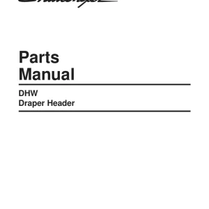 Challenger Dhw Header Parts Manual