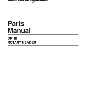 Challenger Dkhb Header Parts Manual