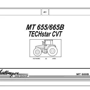 Challenger Mt655B 665B Techstar Cvt Parts Manual