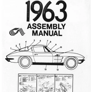 Chevrolet Corvette Assembly 1963 Service Manual