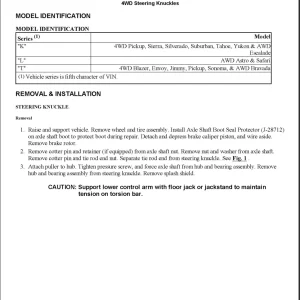 Chevrolet Suburban 2000 2006 2006 Service Manual