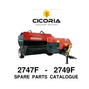 Cicoria 2747F 2749F Parts Manual