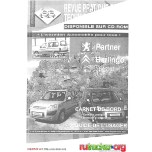 Citroen Berlingo Peugeot Partner Service Manual