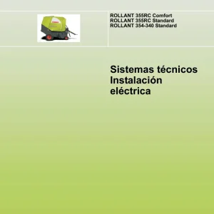Claas Rollant 355Rc 354 340 Service Manual