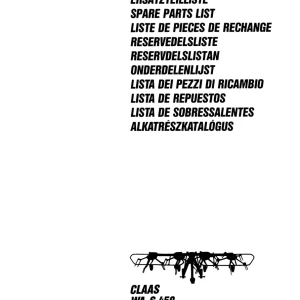 Claas Wa S 450 Parts Manual