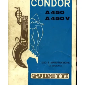 Agri Condor Guidetti A450 A450V Ii Edition Parts Manual